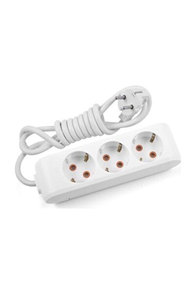 VİKO فيكو90113302 مقبس ثلاثي متعدد الاستخدامات مع كابل مؤرض2 متر