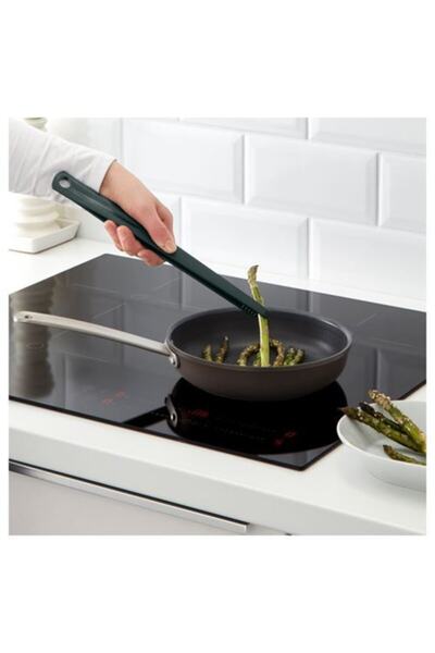 IKEA 3 Parça Mutfak Kepçe-spatula-maşa Seti, Siyah Renk Meridyendukkan Asılabilir ,pratik Ürünler