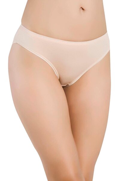 bejamonti Chiloți de bikini din bambus, ecru, 3 pachete