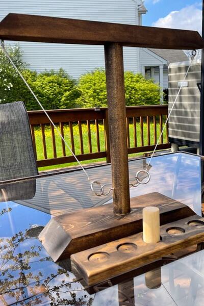 Alyones Ahşap Masa Üstü Halka Geçirme Oyunu