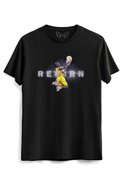 Alfa Tshirt Kobe Bryant Illustrated Digital Printed Black T-shirt