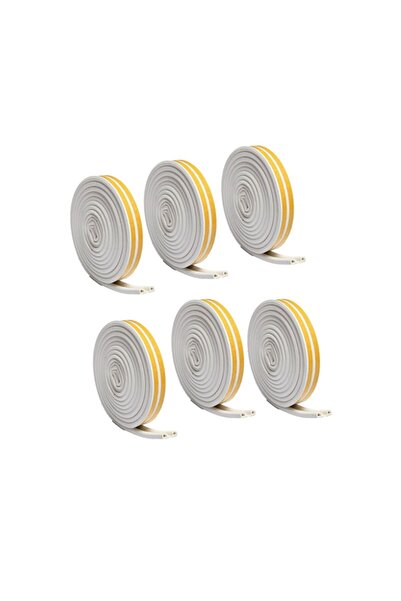 Linex Wuvera bandă de izolare pentru uși groase pentru ferestre 2,80x2=5,60 metri (ALB)