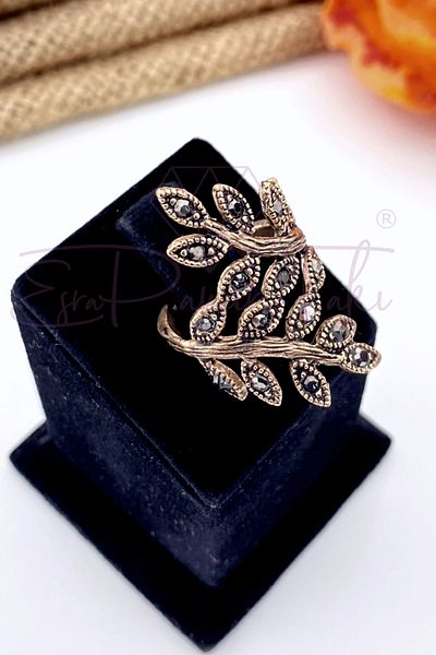 Esra Pamir Marcasite Jewelled Ring