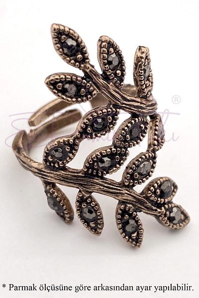 Esra Pamir Marcasite Jewelled Ring