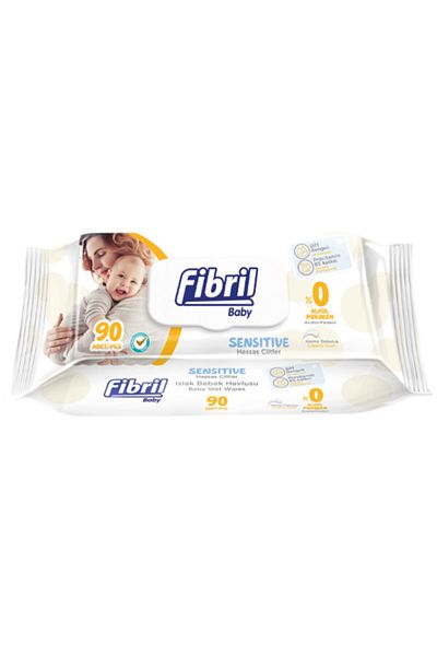 Fibril Baby Sensitive Wet Wipes 3x90 Pack 270 Sheets