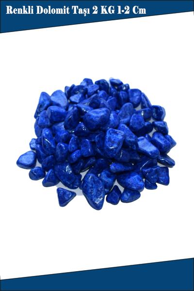 Karadeniz Şömine 2 Kg Renkli Dolomit Taş 1 -2 Cm Akvaryum Taşı Çakıl Taşı Bah...