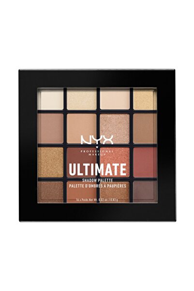 NYX Professional Makeup Göz Farı Paleti - Nyx Ultimate Shadow Pallette Warm Neutrals