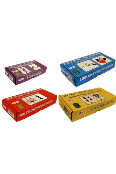 Yuka Kids Ses Farkındalık Ve Konuşma Kartları-yeni 4 Lü Set