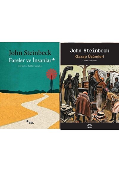 Sel Yayıncılık Fareler ve İnsanlar Gazap Üzümleri 2 Kitap Set