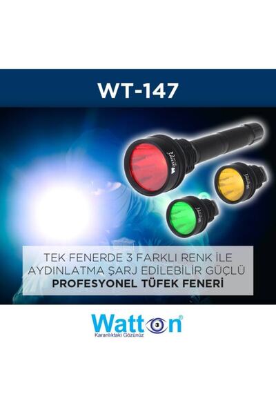 Watton Wt-147 Profesyonel Tüfek Feneri