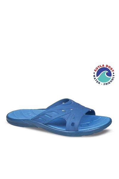 Ceyo Blue Men's Slippers New-splash-m-blue-e