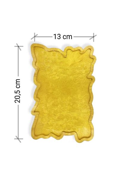 Epoksimax Zigzag Edged Tray Mold - Premium Silicone Mold for Epoxy Resin Casting Work 20,5cmx13cm