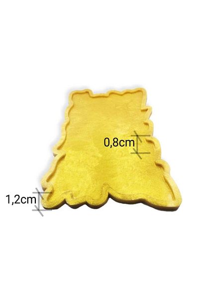 Epoksimax Zigzag Edged Tray Mold - Premium Silicone Mold for Epoxy Resin Casting Work 20,5cmx13cm