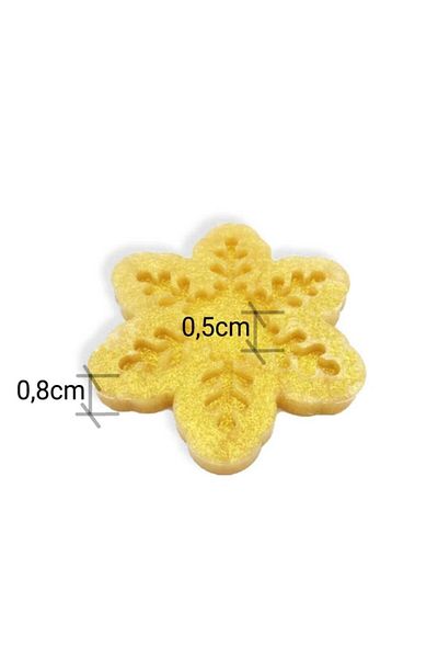 Epoksimax Snowflake Mold - Premium Series Silicone Mold (epoxy Resin Casting Work) 6.5cm