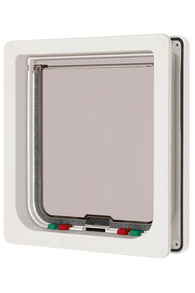 Petmate Big Cat And Small Dog Door L 4 Way Door 181 X 196 Mm - White