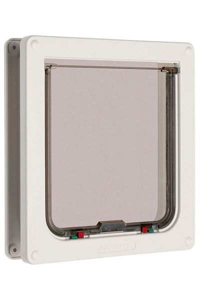 Petmate Big Cat And Small Dog Door L 4 Way Door 181 X 196 Mm - White
