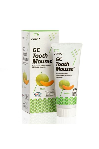 GC Tooth Mousse Tooth Mines Protective Care Cream Paste for Children 40 Gr Melon