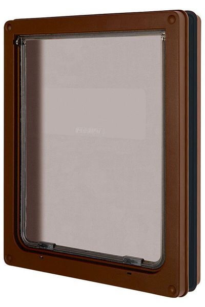 Petmate Dog Door L 2 Way Door 363 X 297mm - Brown
