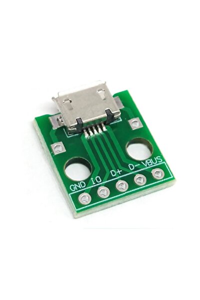 Genel Markalar Micro Usb To Dip Çevirici Pcb 5v Usb Haberleşme Deney Prototip
