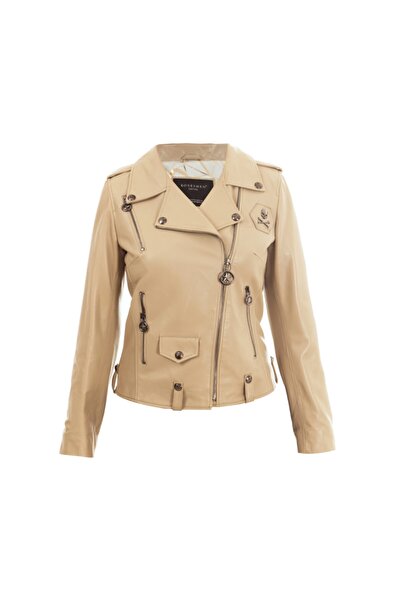 BONESMEN Deri Ceket Biker Metal Bones