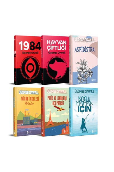 HalkKitabevi George Orwell Immortal Works - 6 Books