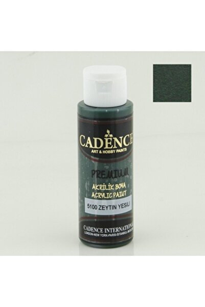 Cadence Boya 5100 Zeytin Yeşili - Premium Akrilik 70ml