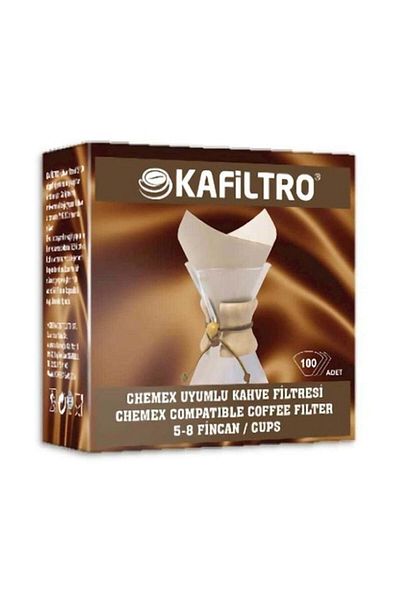 Caffeo Kafiltro Chemex 5-8 Cup Compatible Filter Paper 100 Pieces