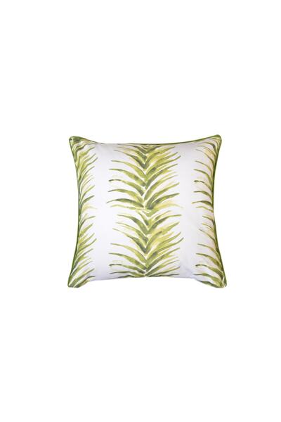 ge living Față de pernă cu model de plante tropicale, 100% bumbac organic, 50...