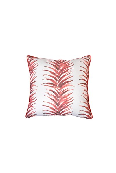 ge living Față de pernă cu model de plante tropicale, 100% bumbac organic, 50...