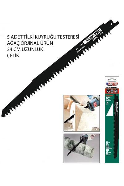 Baytec Tilki Kuyruğu Testeresi Orjınal Ürün 5 Adet 24 Cm Uzunluk