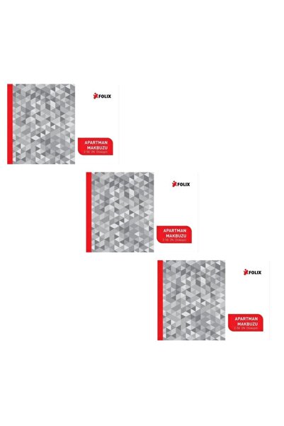 Folix Apartment Receipt14 - 20 Cm, 2-50, 2 Nüsha Automatics, 50 Sheets Set of 3