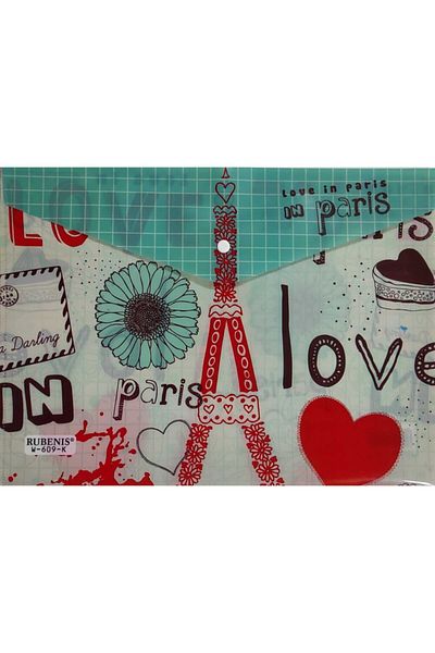 Rubenis Snap Fastener Envelope File 2 Pieces