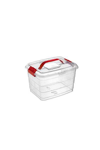 follow me 3 Pieces of 5 Lt. Storage and Organization Box with Handles - Brsv-1107 91-3