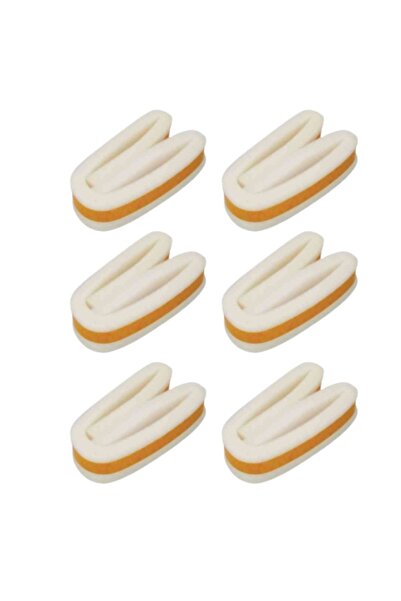 LEVA Σφουγγάρι μόνωσης πόρτας 6 τεμαχίων, αυτοκόλλητη ταινία κάτω από την πόρ...