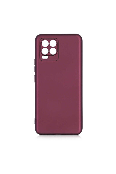 Genel Markalar Realme 8 Pro Uyumlu Kılıf Zore Premier Silikon Kapak-Mürdüm