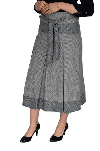 BAGLAN Women's Winter Knee-Length Skirt - DEKO-2065