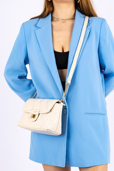 Getcho Γυναικεία καπιτονέ τσάντα David Jones Kumaga - CM6700F Τσάντα ώμου χιαστί