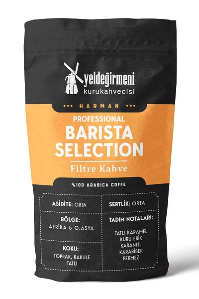 Yeldeğirmeni Kurukahvecisi Professional Barista Selection - 4-Piece Filter Coffee Pack, 4x250gr Advantageous