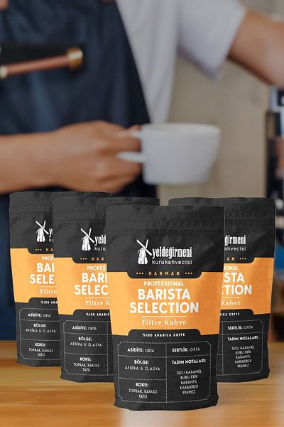 Yeldeğirmeni Kurukahvecisi Professional Barista Selection - 4-Piece Filter Coffee Pack, 4x250gr Advantageous