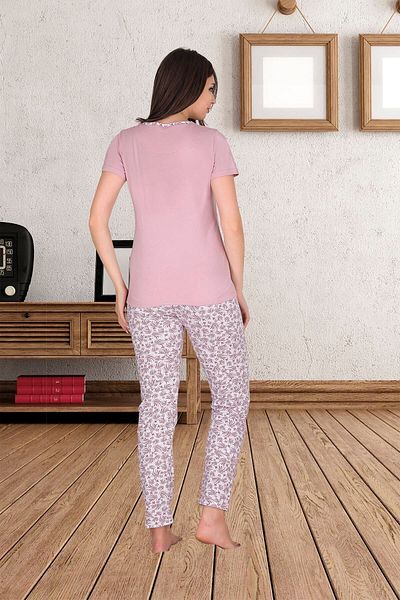 Sensu Set de pijamale de damă cu mânecă scurtă cu buzunar Pj3010
