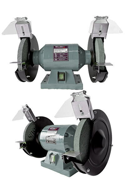 Millian İtalyan Profesyonel 2000 W Çark Motoru Zimpara Balta Bıçak Bileme Mak...