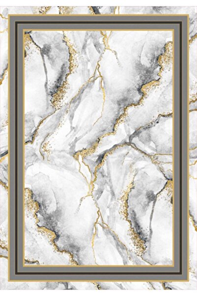 Napoli Home Ψηφιακό με τύπωμα Αντιολισθητικό Σετ Τουαλέτας 2-τεμαχίων Πλενόμενο Χαλάκι Μπάνιου Ndkz-ht-851