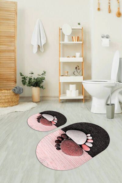 Napoli Home 3D Digitalna štampa komad Protivklizni đon Perivo ovalni set za k...