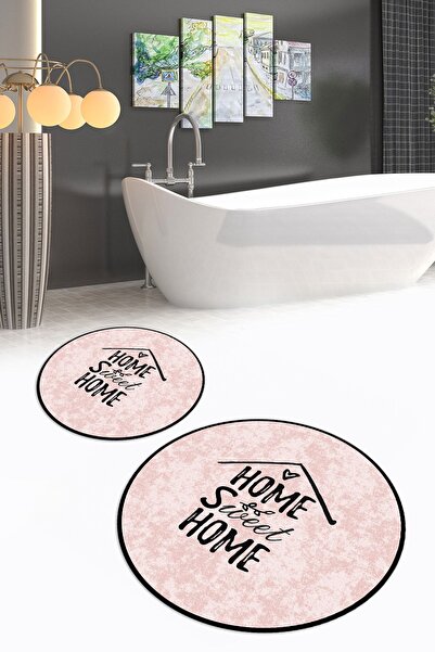 Napoli Home Ψηφιακό σετ μπάνιου με τύπωμα με αντιολισθητική βάση που πλένεται...