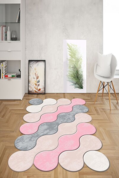 Napoli Home Dijital Baskılı Kaymaz Taban Yıkanabilir Lazer Kesim Yolluk Mutfa...