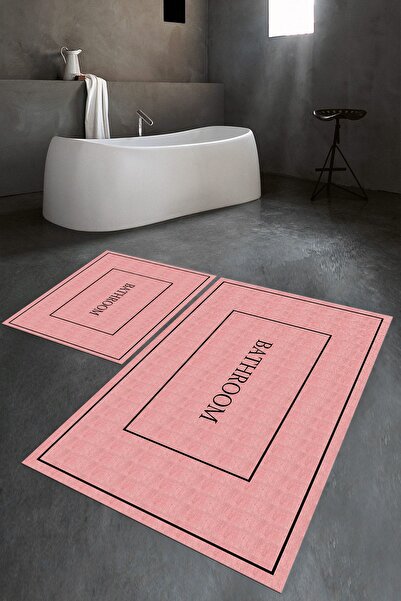 Napoli Home Ψηφιακό με τύπωμα Αντιολισθητικό Πλενόμενο Σετ Μπάνιου Διπλό Σετ ...