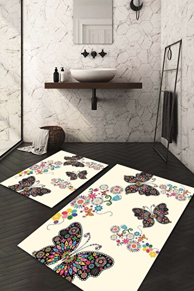 Napoli Home Digitalna štampa komad Protivklizni đon Perivo Dvodelni toaletni ...