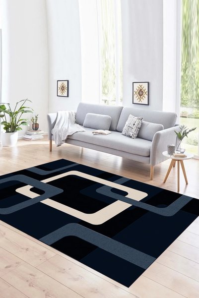 Napoli Home Dijital Baskılı Kaymaz Taban Yıkanabilir Modern Desen Yolluk Mutf...