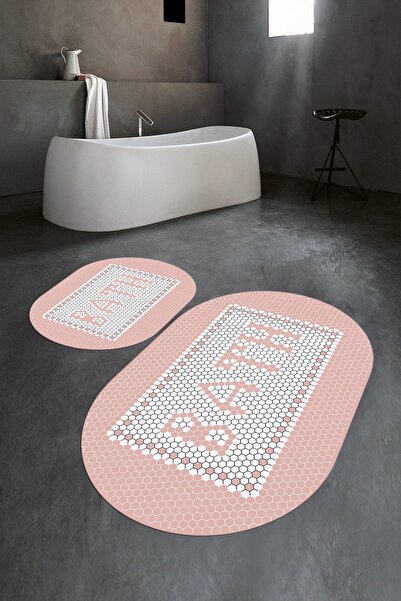 Napoli Home Digitalna štampa komad Protivklizno Perivo Ovalni set za kupatilo...