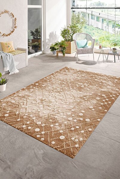 Alkilim Dijital Baskılı Kaymaz Taban Yıkanabilir Sade Yolluk Mutfak Salon Hal...